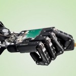Robot hand with car key